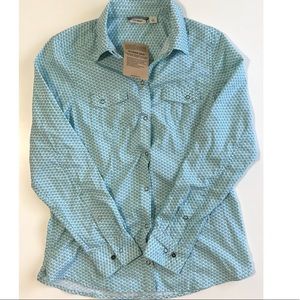 NWT L.L Bean long sleeve breathable shirt w UPF 50